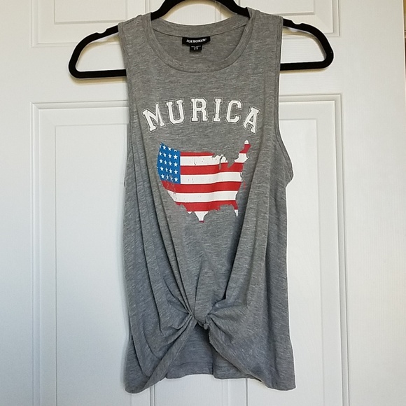 Joe Boxer Tops - Knotted Merica Top